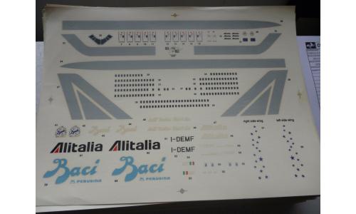 Decalque Avi�o Alitalia Baci